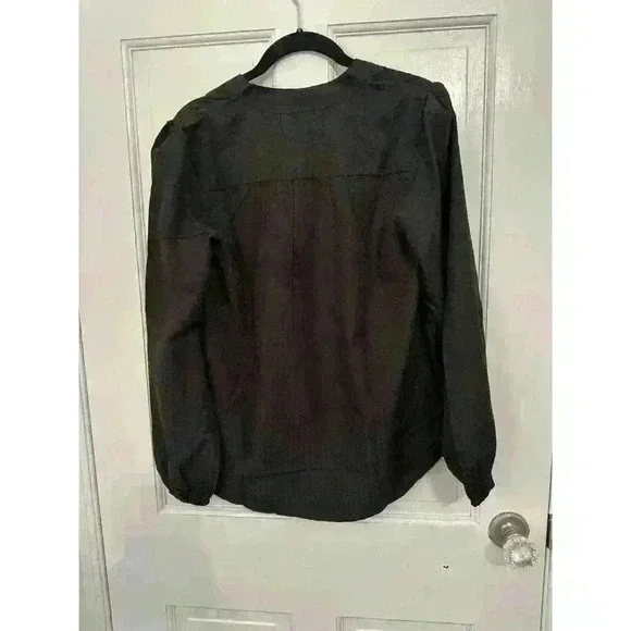 Band‎ of Gypsies Black Oversized Long Sleeve Blouse size S NWT - Picture 4 of 4